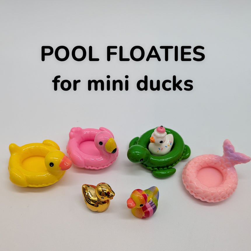 Pool Floaties for Mini Ducks