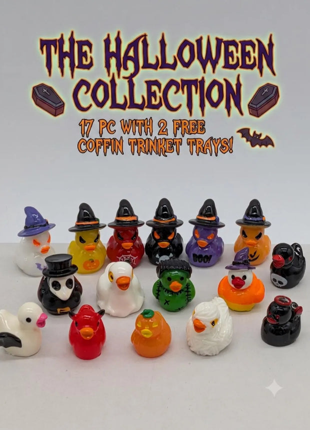 Mini Resin Ducks: The Halloween Collection