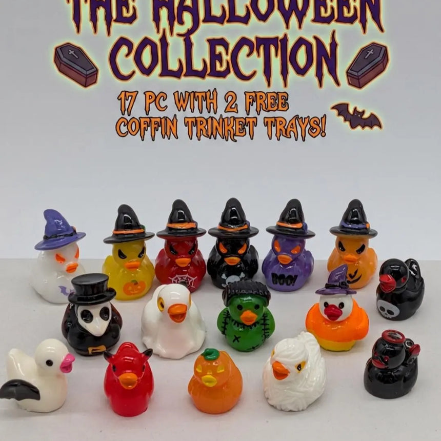 Mini Resin Ducks: The Halloween Collection