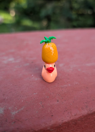 Handmade Baby Ducks w/ Fruit Hats