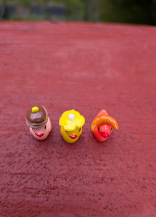 Handmade Baby Ducks w/ Breakfast Hats