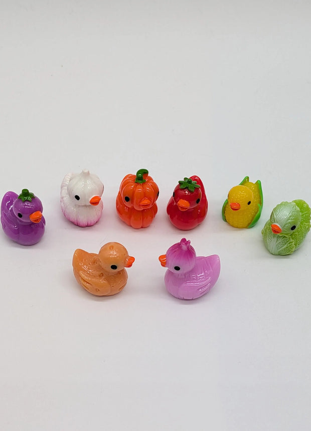 8 pc Mini Veggie Squad Ducks