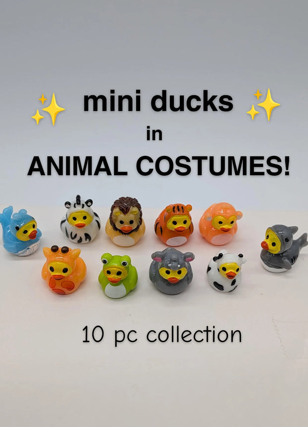 10 pc Mini Animal Costume Ducks