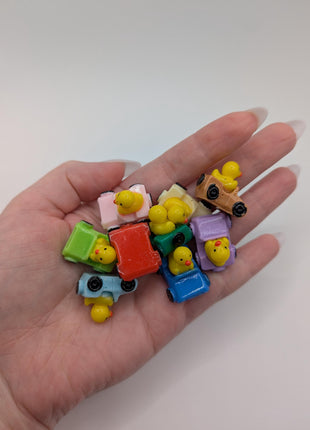 10 pc Mini Ducks in Cars