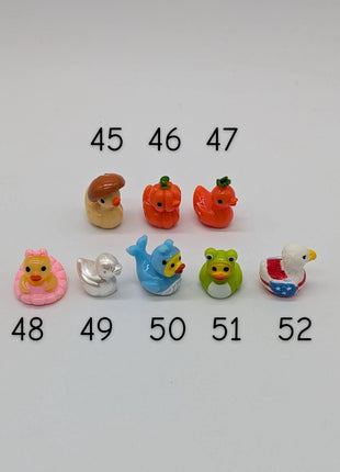 Mini Duck Earrings and Keychains (Group 2 of 2)