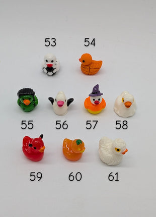 Mini Duck Earrings and Keychains (Group 2 of 2)