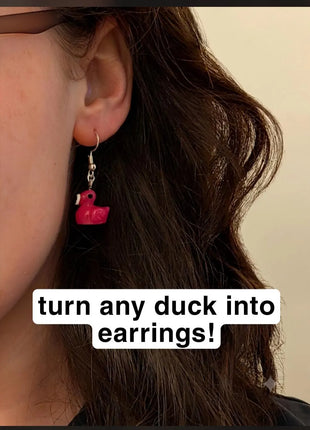 Mini Duck Earrings and Keychains (Group 1 of 2)