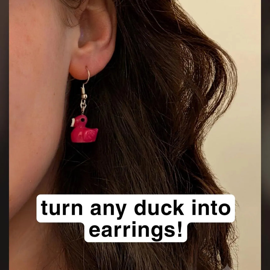 Mini Duck Earrings and Keychains (Group 1 of 2)