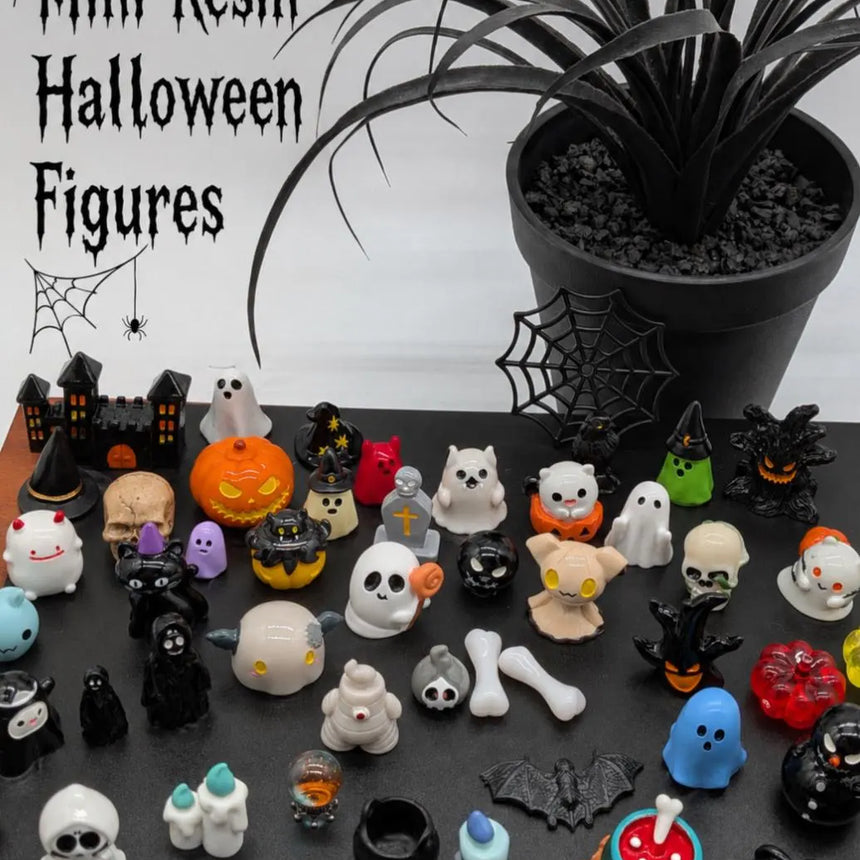 Mini Resin Halloween Figures Mix