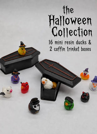 Mini Resin Ducks: The Halloween Collection