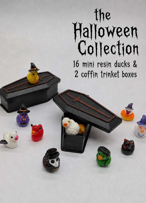 Mini Resin Ducks: The Halloween Collection