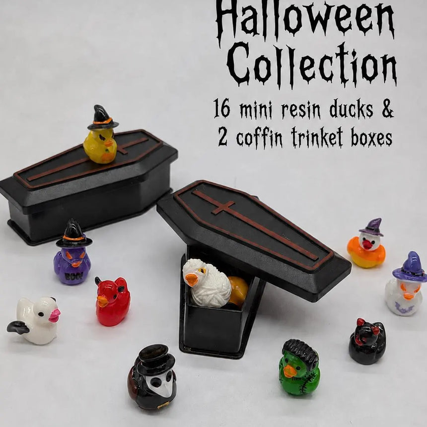 Mini Resin Ducks: The Halloween Collection
