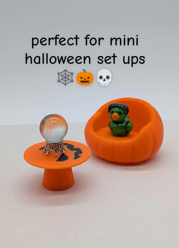 Mini Halloween Table & Chair Set - Accessories for Mini Ducks