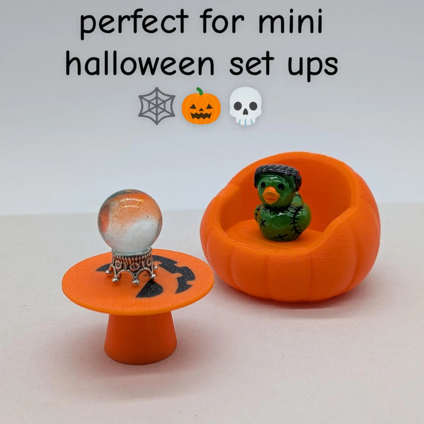 Mini Halloween Table & Chair Set - Accessories for Mini Ducks