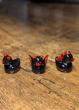 10 pc Mini Demon Ducks