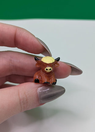 Mini Highland Cow Charms