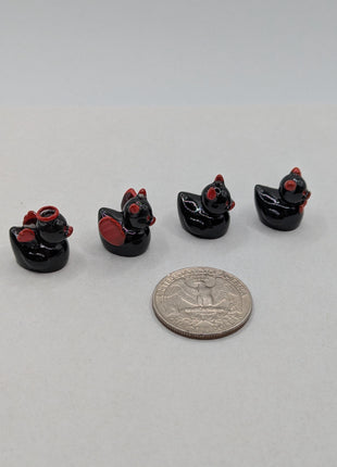 10 pc Mini Demon Ducks