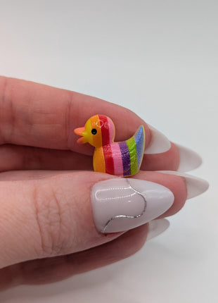 10 pc Mini Rainbow Ducks