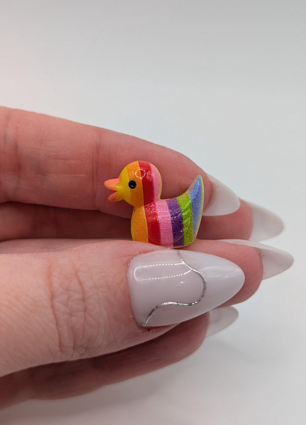 10 pc Mini Rainbow Ducks