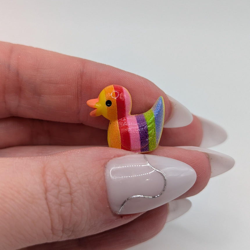 10 pc Mini Rainbow Ducks