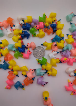 10 pc Mini Party Hat Ducks