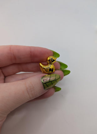 10 pc Mini Solid Gold Ducks