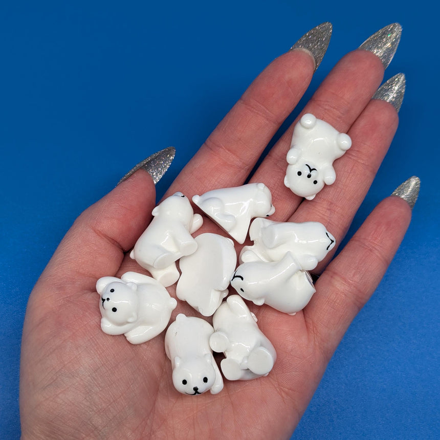 Mini Polar Bear Charms