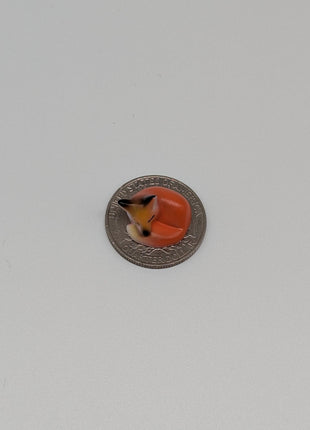 Tiny Sleeping Fox Charms