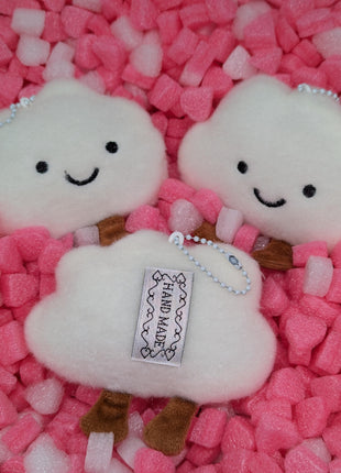 Mini Cloud Plush Keychain