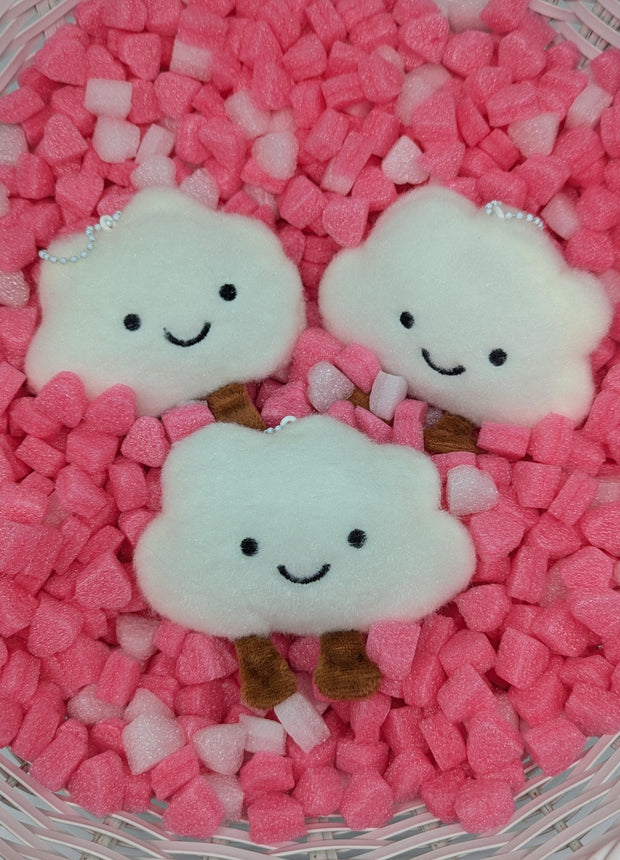 Mini Cloud Plush Keychain