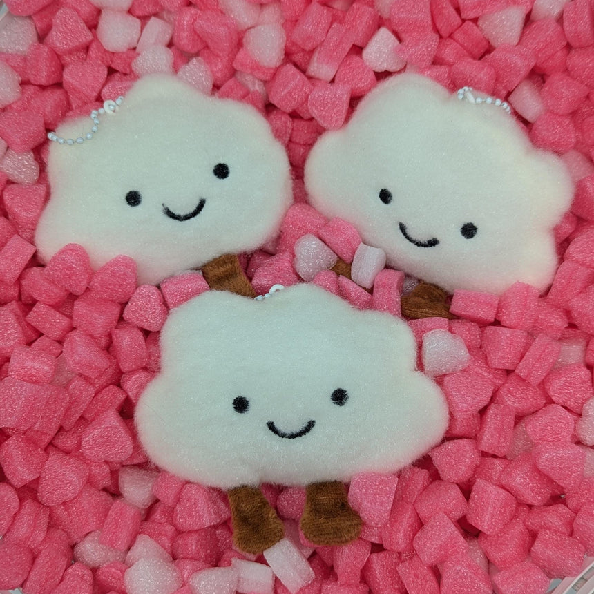 Mini Cloud Plush Keychain
