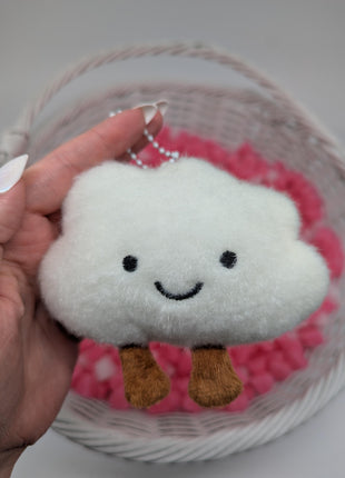 Mini Cloud Plush Keychain