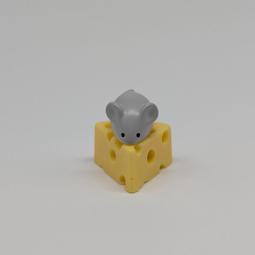 10 pc TINY Mouse Charms w Optional Cheese Wedge