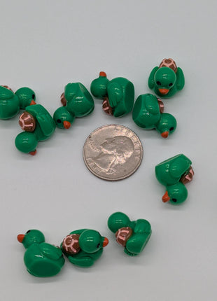 10 pc Mini Turtle Ducks