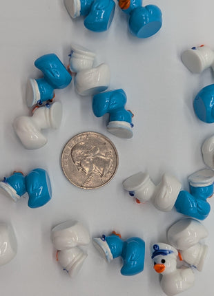 10 pc Mini Boat Captain Ducks