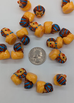 10 pc Mini Egyptian Pharaoh Ducks