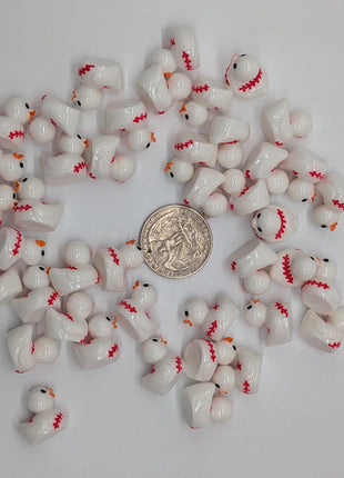 10 pc Mini Baseball Ducks