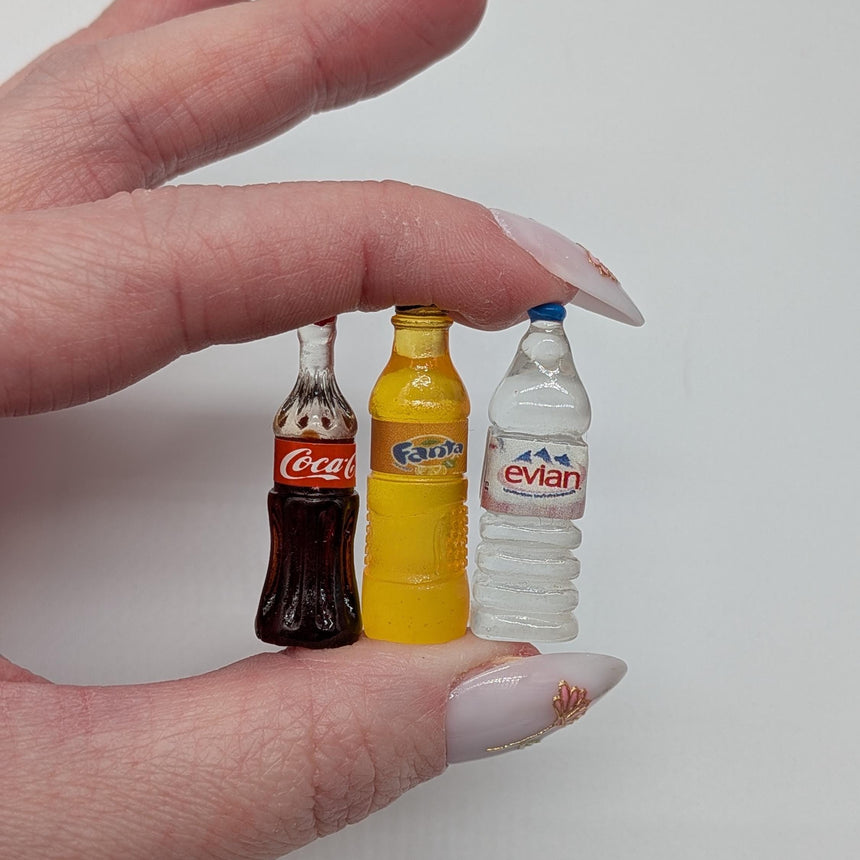 Mini Resin Soda Pop and/or Water Charms