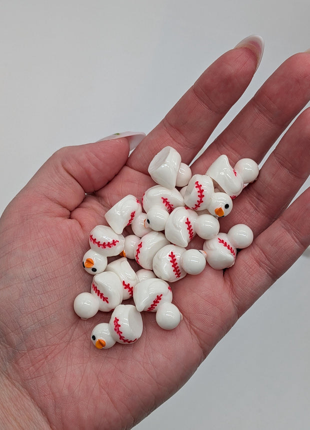 10 pc Mini Baseball Ducks