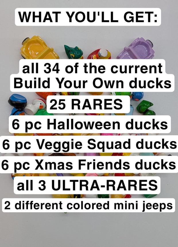 ULTIMATE DUCK BUNDLE - 75+ Mini Resin Ducks & MORE