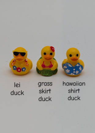3 pc Mini Hawaii Ducks