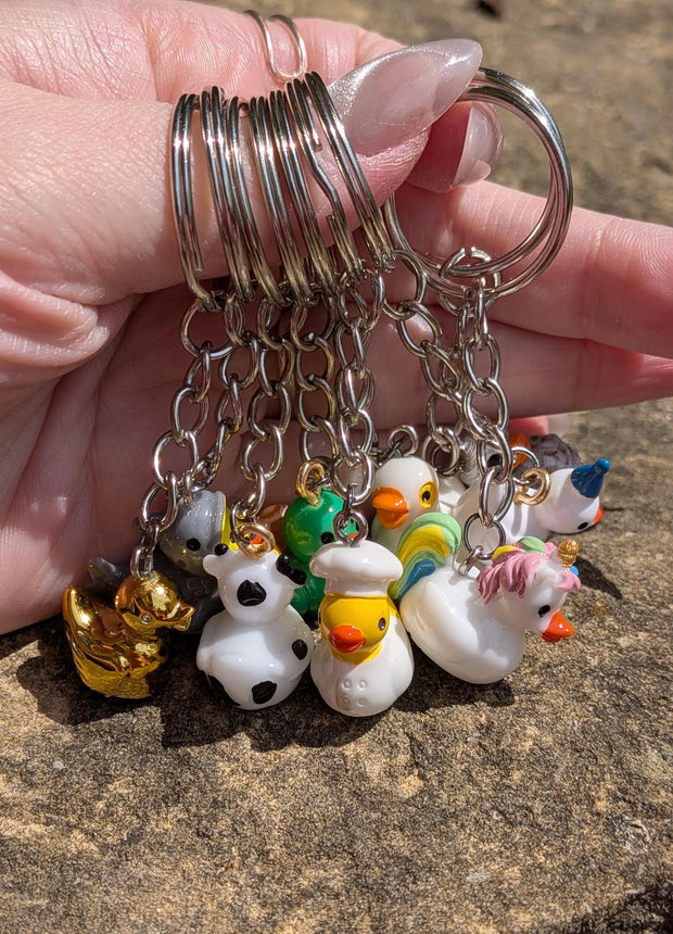 CHOOSE YOUR OWN Mini Duck Keychains: 50+