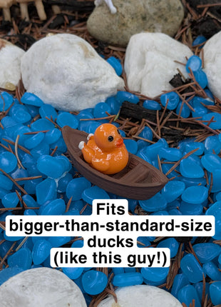 Mini Wooden Boats for Mini Ducks