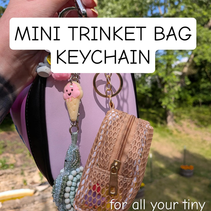 Mini Backpack Keychain - Trinket Carrying Bag