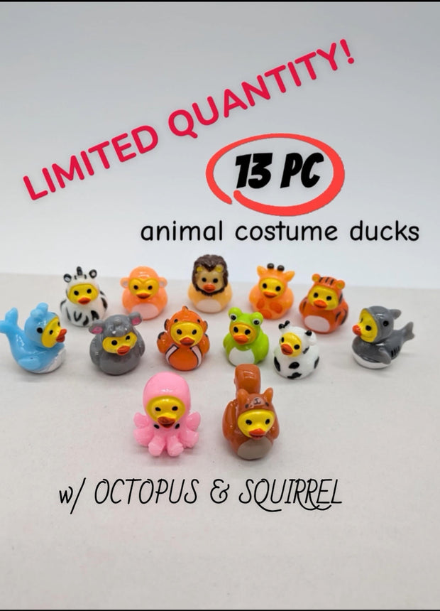 LIMITED QUANTITY: 13 pc Mini Animal Costume Ducks