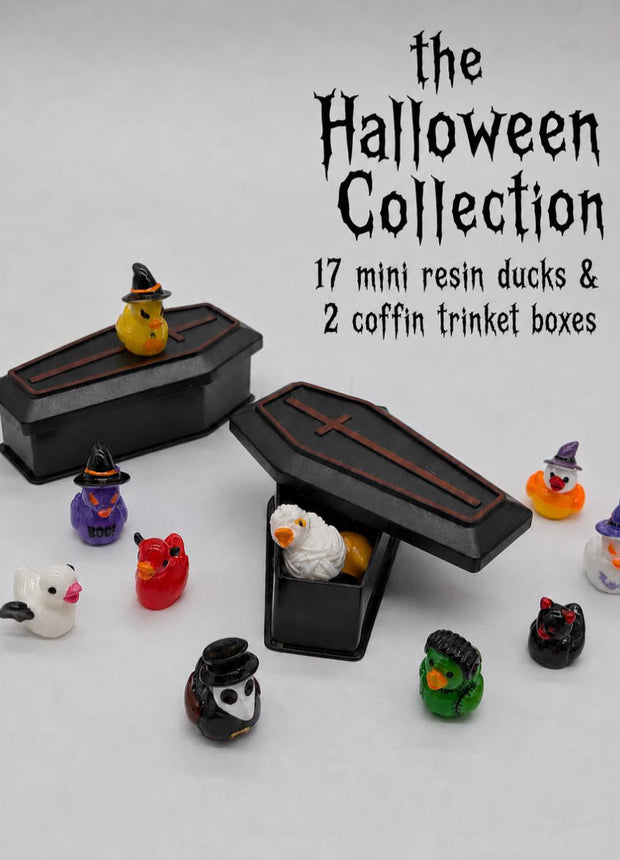 Mini Resin Ducks: The Halloween Collection