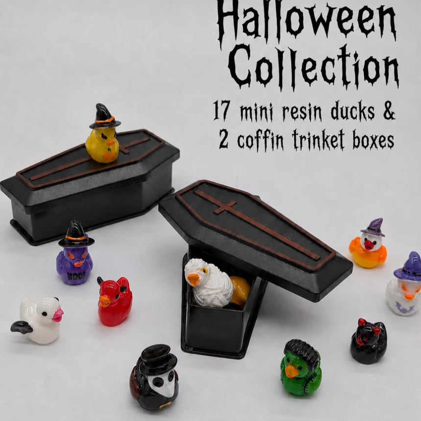 Mini Resin Ducks: The Halloween Collection