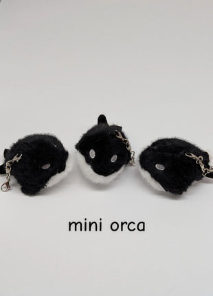 Mini Sea Creatures Plush Keychains w/ Optional Clam House