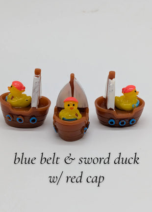 4 pc Pirate Ship Ducks