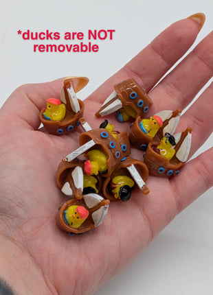 4 pc Pirate Ship Ducks